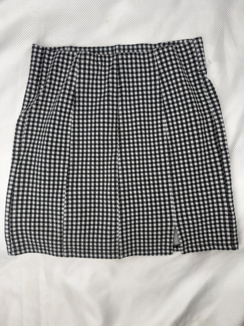 Black & White American Eagle Gingham Mini Skirt - Size XS